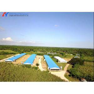 Galvanized Steel Poultry House with Cage Feeding System for Layers & Broilers