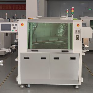 Automatic Wave Soldering Machine with 200mm PCB Size 2 Crests and 135KG Tin