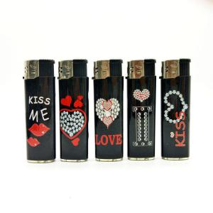 Buy cheap Good Cigar Lighter Loving Heart Disposable Electric Lighter with Customization from wholesalers
