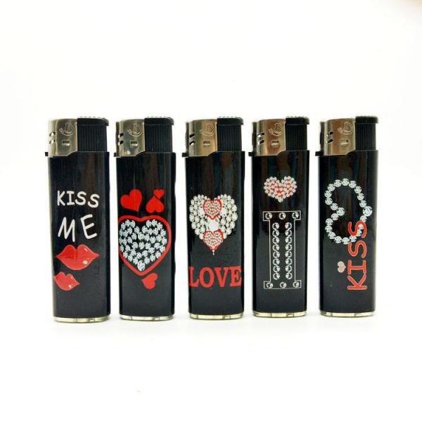 Buy cheap Good Cigar Lighter Loving Heart Disposable Electric Lighter with Customization from wholesalers