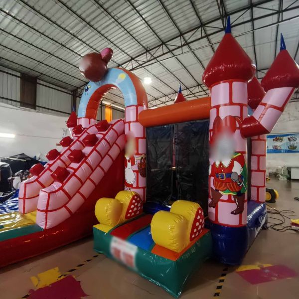 Customized Playground Kid Inflatable Bouncy Castle 4x4x4.5m Jumping Bounce House Colorful Bouncy House Inflatables for Play