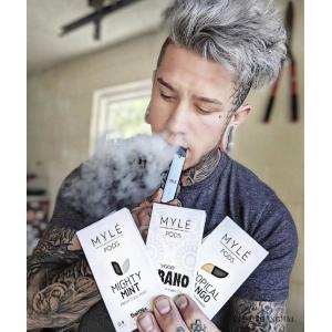 Factory oem e-cigarette accessories 0.9ml Myle pods CUBAN ICE PEPPERMINT MANGO