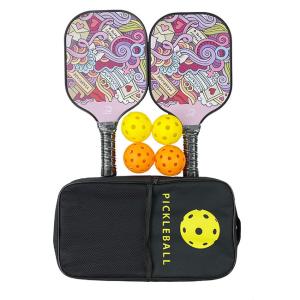 Buy cheap 3k Carbon Pickleball Racquet Logo Design UV Custom Pickleball Paddle from wholesalers