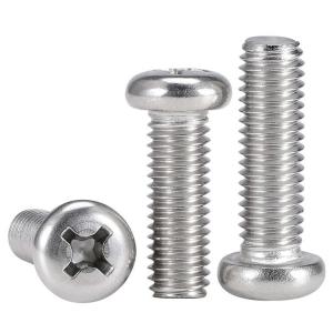 Buy cheap Corrosion Resistant 304 Stainless Steel Screws M8 Cross Recessed Head Machine Screw from wholesalers