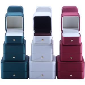 Buy cheap Newest Design Jewelry Packaging Box for Custom Logo Earrings Rings and Necklaces from wholesalers