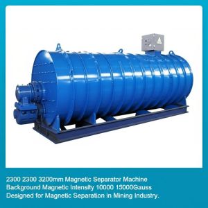 Buy cheap 2300 2300 3200mm Magnetic Separator Machine Background Magnetic Intensity 10000 15000Gauss Designed for Magnetic Separation in Mining Industry from wholesalers
