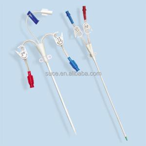 Buy cheap Disposable hemodialysis catheter, hemodialysis kit, single double triple lumen from wholesalers