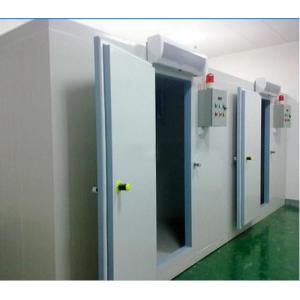 Customized 4*8*2.6M Cold Room Cooling Unit 42KG/M3 Curved Corner Commercial Cold