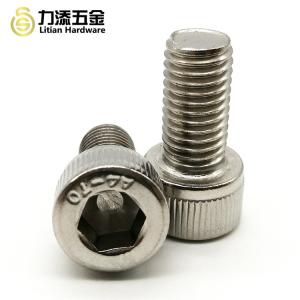 Buy cheap SS304 Metal Screw Fasteners , M10 Socket Head Cap Screw Din 912 Grade A4-70 from wholesalers