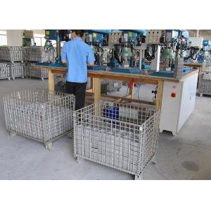 Buy cheap Collapsible Stacking And Folding Mesh Security Cages Heavy Duty Cargo Storage from wholesalers