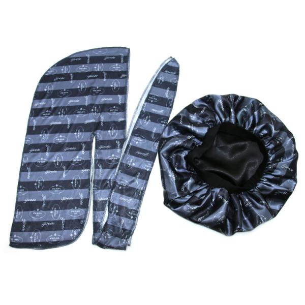 Buy cheap Custom Made Satin Spandex Fashionable Durag And Bonnet from wholesalers