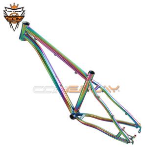 Buy cheap Tapered 26 Hardtail Mountain Bike Frames PVD Anoxide Electric Plating from wholesalers