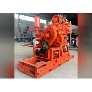 Buy cheap Orange Diesel Engine Water Borehole Drilling Rig With 15kn Max Lifting Capacity from wholesalers