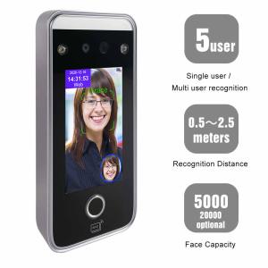 Finger Scan Face Recognition Attendance Machine RS232 RS485 Multi Verification