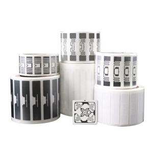 Buy cheap Security RFID Soft Label Silver Roll Customizable Chip Code Size from wholesalers