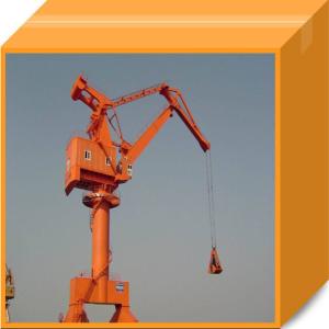 China Strong flexibility electric hydraulic harbour crane with wide materials application on sale
