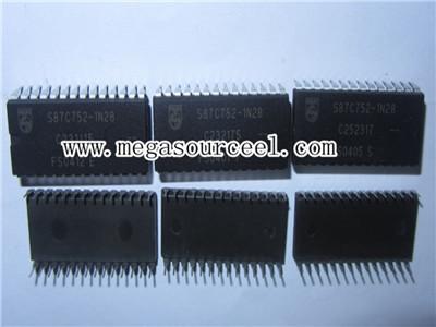 Buy cheap MCU Microcontroller UnitS87C752- -80C51 8-bit microcontroller family 2K/64 OTP/ROM, 5 channel 8 bit A/D, I2C, PW from wholesalers