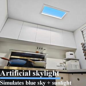 Smart Tuya Circadian Lighting LED Artificial Skylight IP44 Waterproof 2200K