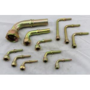 Buy cheap 90 Degree Elbow SAE JIC Hydraulic Hose Fittings , Female Thread Hydraulic Hose End Fittings from wholesalers