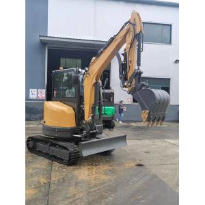Buy cheap Closed Cab EPA Mini Hydraulic Excavator 4 Tonne Digger Comfortable Operation from wholesalers