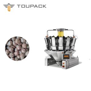 Waterproof Weigher Packing Machine Frozen Meat Ball 500g 1kg 5kg Weighing Food