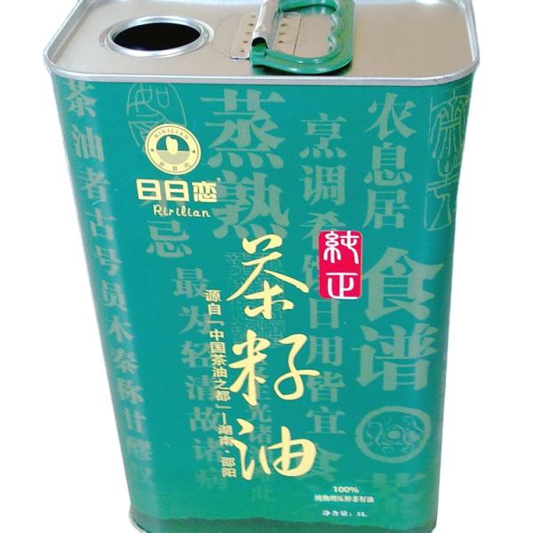 Food Grade Tinplate Olive Oil Cans 1L-4L Custom CMYK Printing