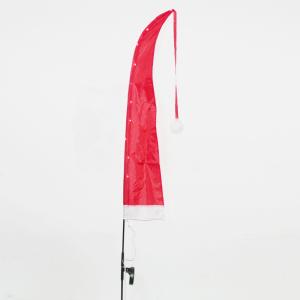 Buy cheap Solar LED Garden Flag Santa Hat product