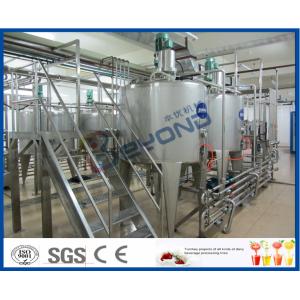 Milk Processing Project Dairy Processing Plant With Stainless Steel Fermentation