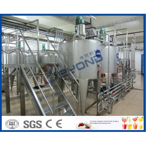 Milk Processing Project Dairy Processing Plant With Stainless Steel Fermentation