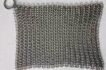 Buy cheap 6*8 Inch Stainless Steel  Cast Iron Skillet Cleaner Chainmail Scrubber For Cast Iron Pan from wholesalers