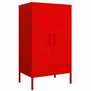 Buy cheap Bedroom two Metal Doors home Half Height Storage Locker With Foot from wholesalers