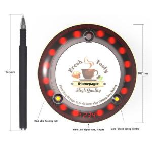 2019 new design totally waterproof Magnetic wireless guest pager system