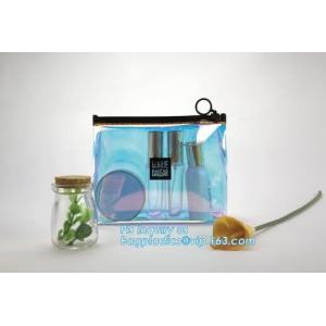 Buy cheap Stand up clear/transparent cosmetic PVC zipper bag/pouch, Eva Clothing Packaging Plastic Clear Zipper Bag With Slider from wholesalers