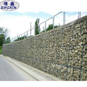 Buy cheap Weave Wire Galvanized Gabion Boxes 8*10 Cm Mesh For River Channel Protection from wholesalers