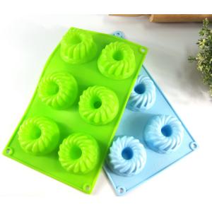 Buy cheap Spiral Grain Silicone Bread Baking Molds 6 Cavity For Baking Accessories from wholesalers