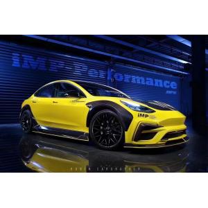 Buy cheap New Product Model 3 Wide Bodyki for the Tesla MODEL 3 Body Kit Upgrade IMP Style Front and Rear Bumper Spoilers from wholesalers