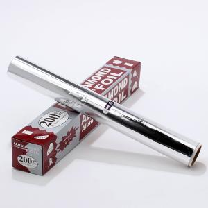 Buy cheap Food Grade Kitchen Aluminum Foil Jumbo Roll with Composited Treatment and Half Hard Temper from wholesalers