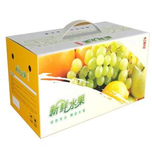 CMYK 4 Color Offset Printing Custom Cardboard Box for Banana Apple Peach