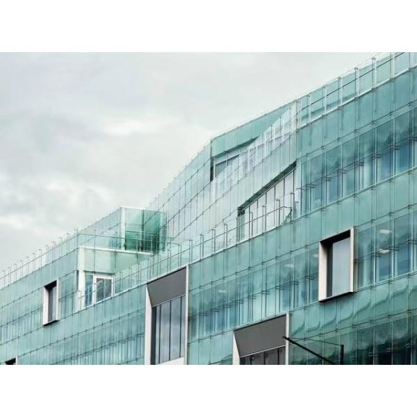 Customizable Glass Curtain Wall with Sleek Design Soundproof Function and