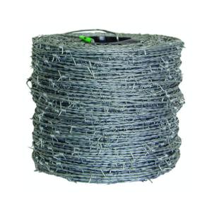 Buy cheap 7.5-15cm Distance Barbed Wire Fence With Handle / Wooden Spool Anti corrosion from wholesalers