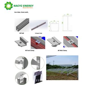 Ground Solar Power Brackets Solar Ground Mounted Racking system