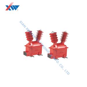 Buy cheap 10kV outdoor voltage transformer MV PT epoxy resin vacuum casting single phase enclosed pillar type voltage sensor from wholesalers