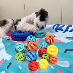 Buy cheap Red Rubber Interactive Pet Ball Pet Chew Toys 6cm 7cm Unbreakable Dog Ball from wholesalers