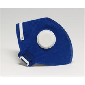 Buy cheap Blue Stereo Thick Dust Respirator With Exhalation Valve Internal External Double Protection from wholesalers