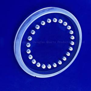 Buy cheap Custom Quartz Glass Step Sheet / Punch Sheet High Temperature from wholesalers