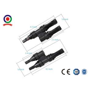 Buy cheap CE Approved 1000V 2 In 1 Solar Panel IP67 T Branch Connector from wholesalers