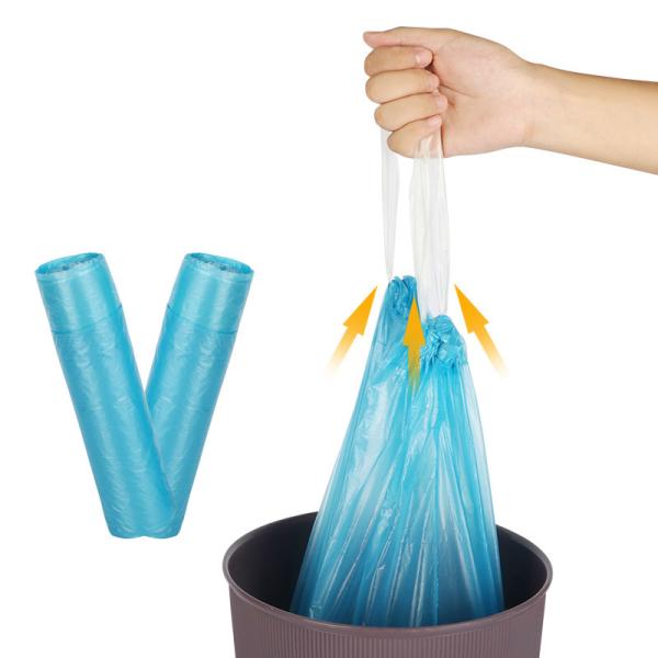 Hot Seal OEM ODM Recyclable Garbage Bags Roll With Drawstring