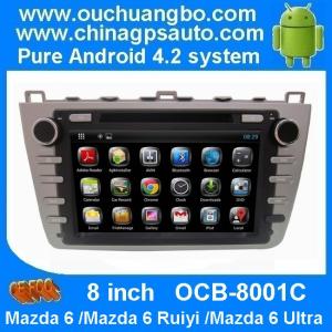 Buy cheap Ouchuangbo Car GPS Navi DVD Multimedia for Mazda 6 Ruiyi Uitra 2008-2012 BT iPod Rado Android 4.2 System OCB-8001C from wholesalers