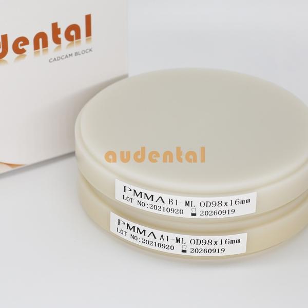 Buy cheap Lab Material Dental Pmma Block Monolayer PMMA Disc from wholesalers