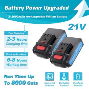 Electric Pruning Shears 40mm Cutting Range With 21V Rechargeable Battery